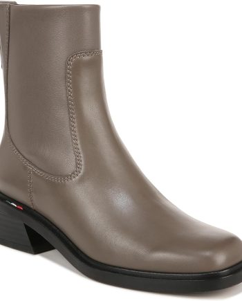 women's  Low Block Heel Ankle Boot